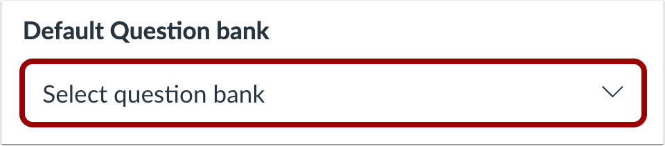 Select Question Bank