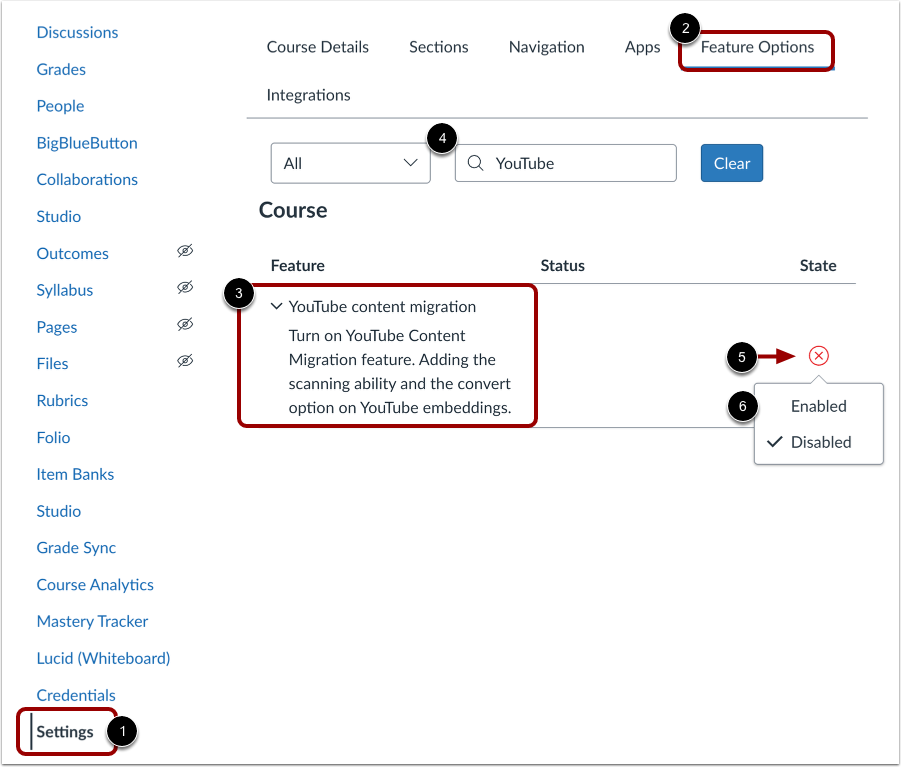 Enable Youtube Migration Tool