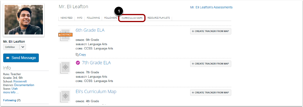 View Curriculum Maps