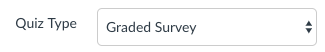 Create Graded Survey