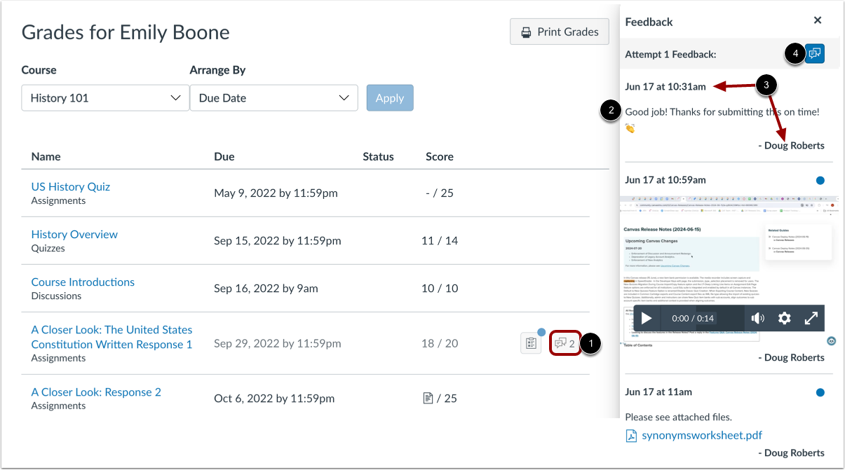 View Assignment Comments