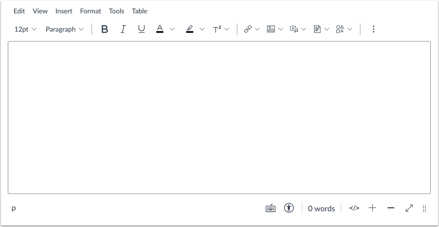 Open Rich Content Editor