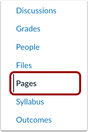 Open Pages