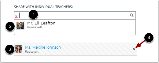 Add Individual Teachers