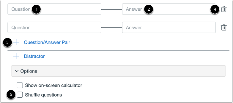 Add Question/Answer Pairs