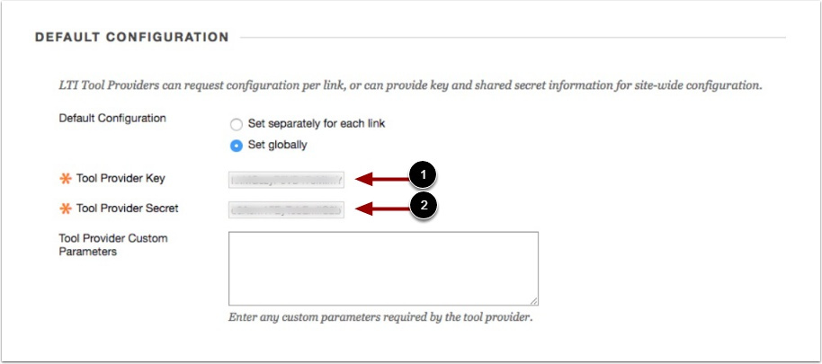 Enter Key and Secret