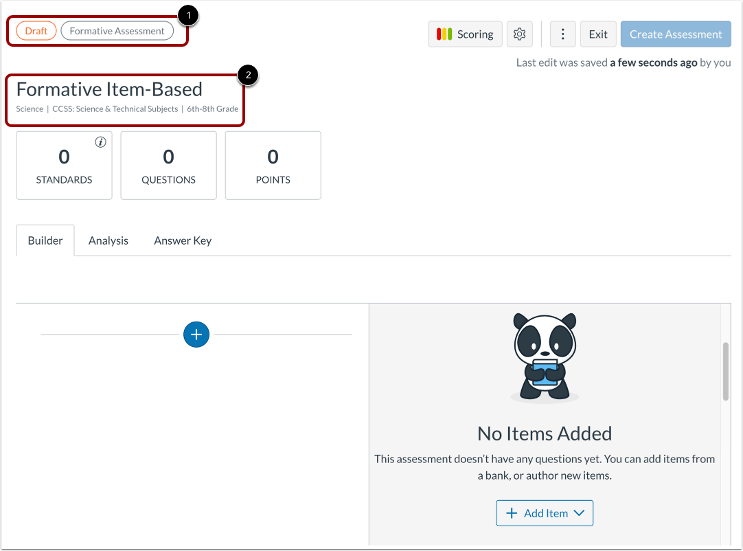 Open Assessment Editor