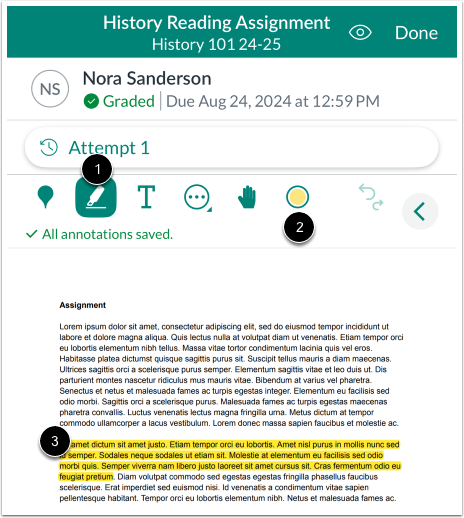 Add Highlight Annotation