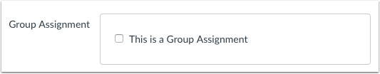Add Group Assignment