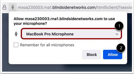 View Firefox Microphone Permissions