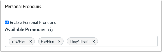 View Personal Pronouns