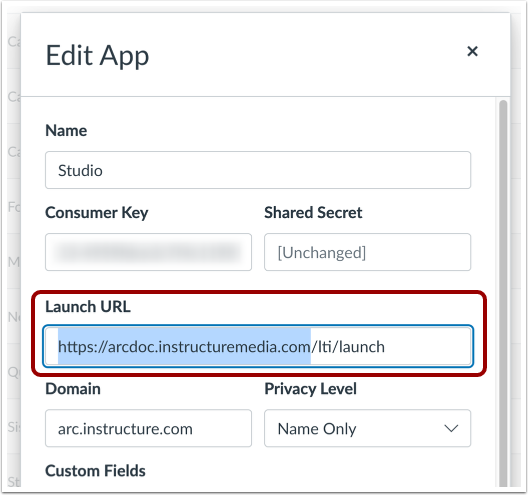 View App Configuration Details