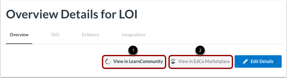 View Published Details