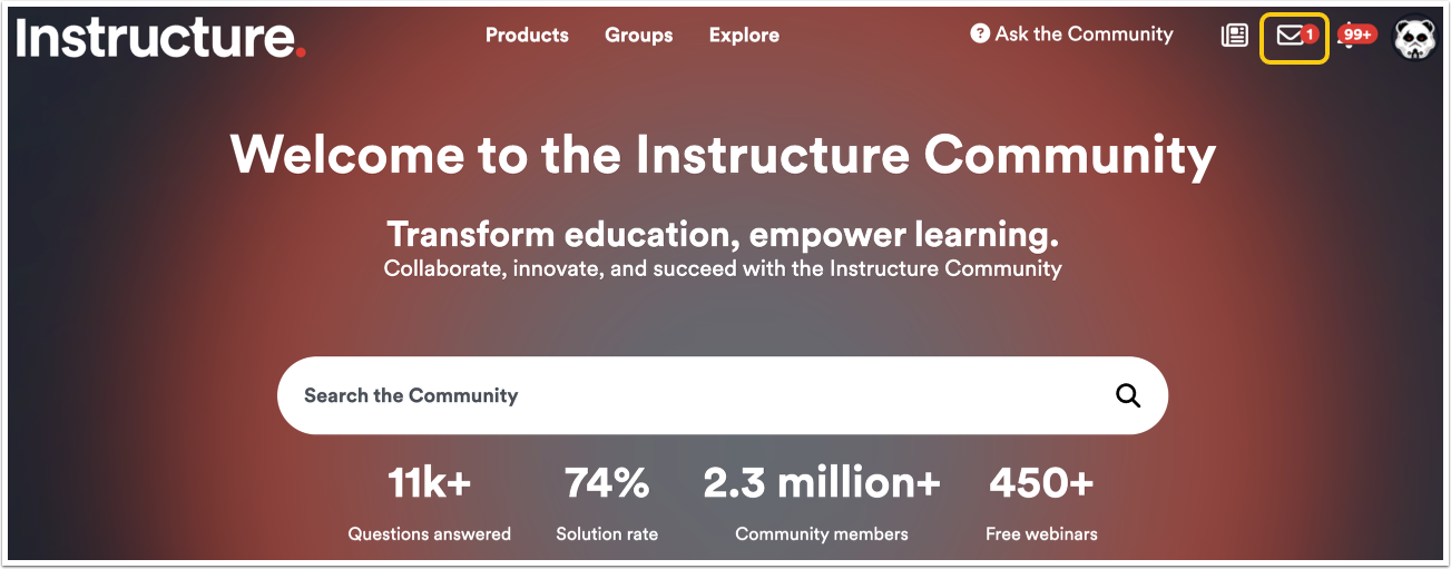 Open Private Messages