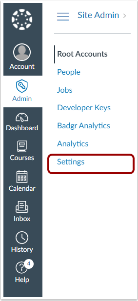 Open Account Settings