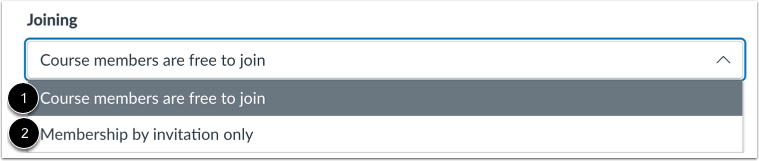 Select How Members Join
