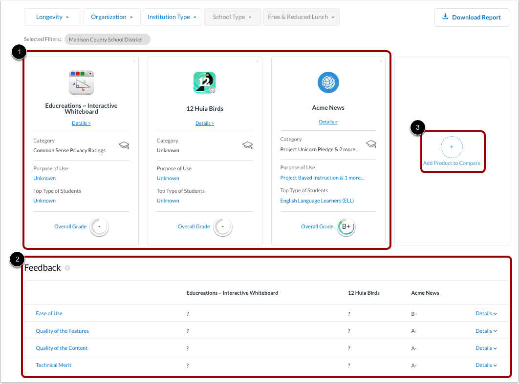 View Product Comparison