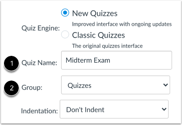 Enter Quiz Details
