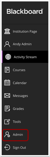 Open Administrator Panel