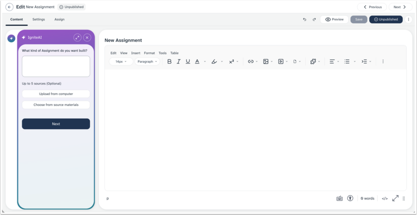 How do I create an assignment in Canvas Career as an instructor ...