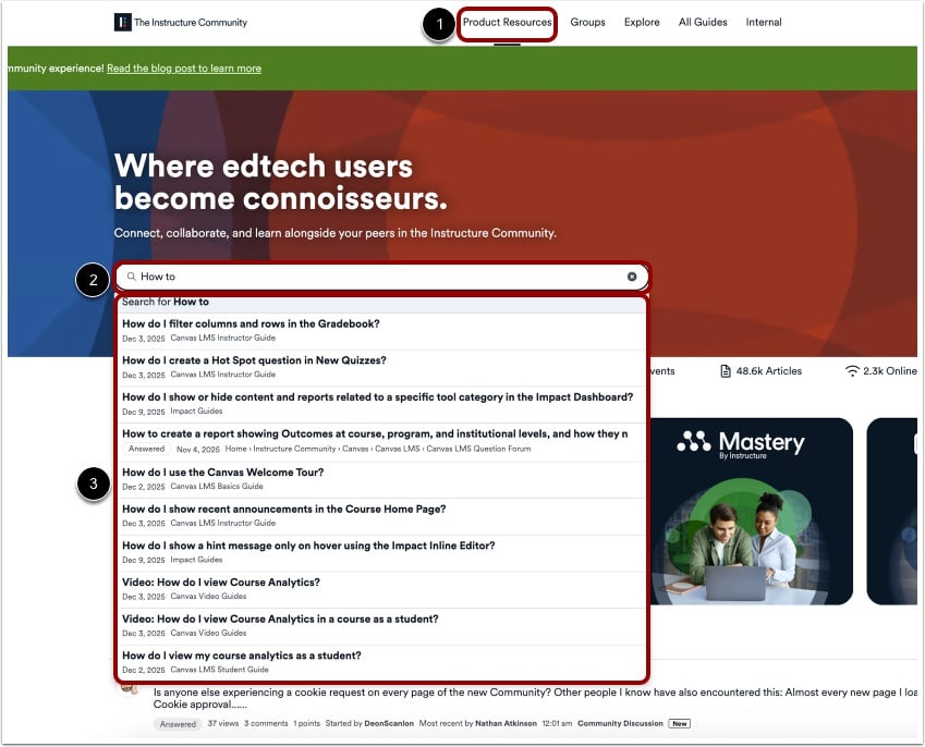 Menu Instructure How do I view the Instructure Guides? - Instructure Community