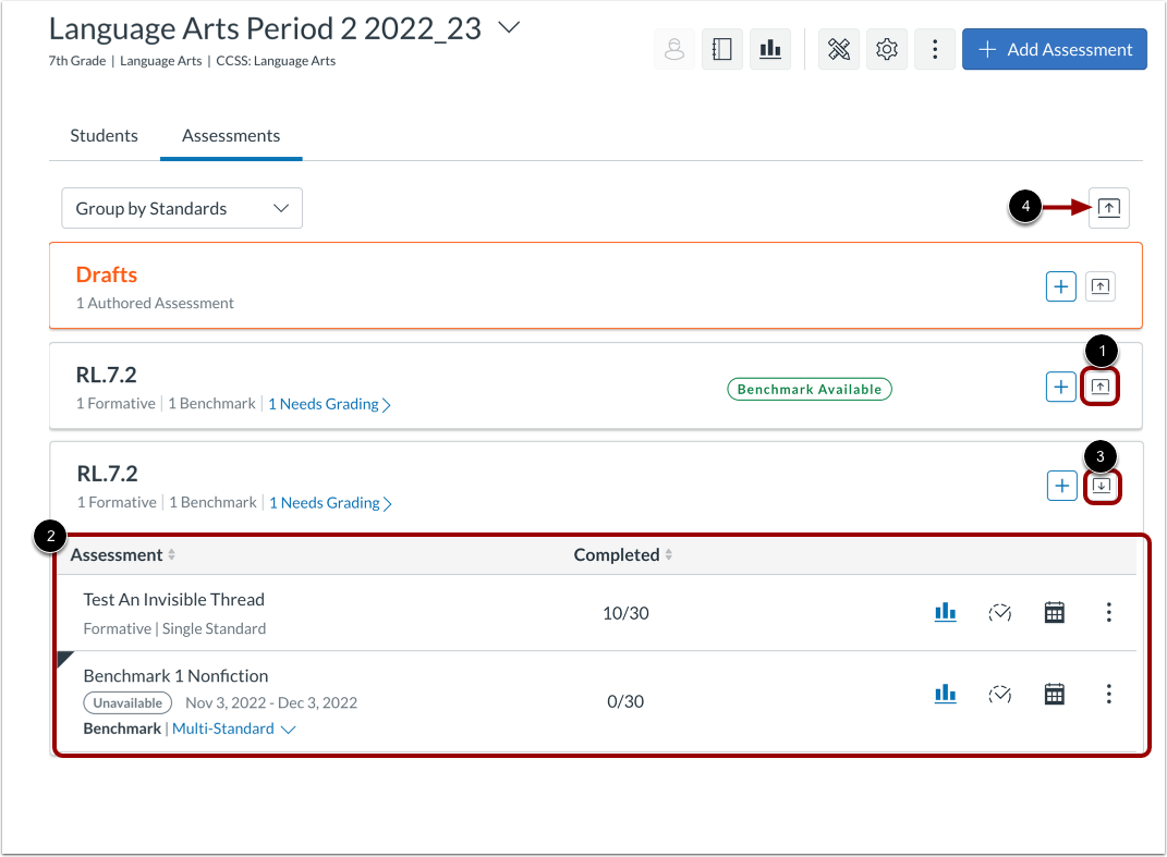 Expand Group or Standard