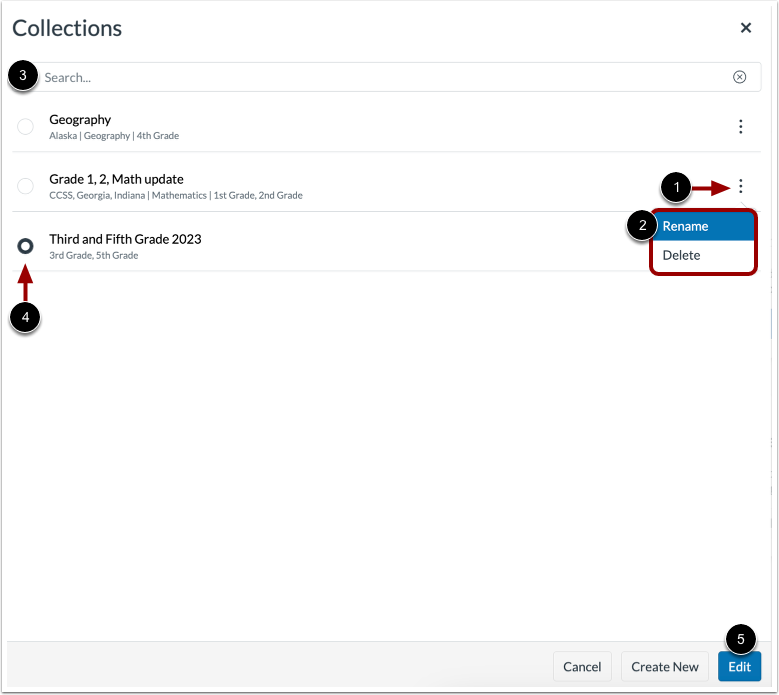 Find and Select Collection