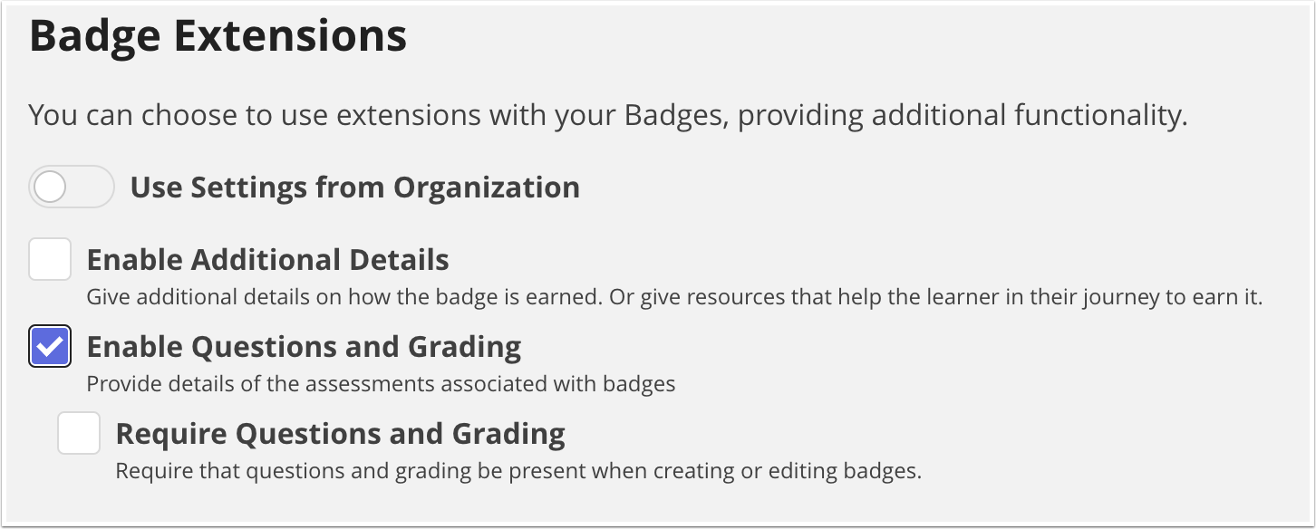 Enabling the feature