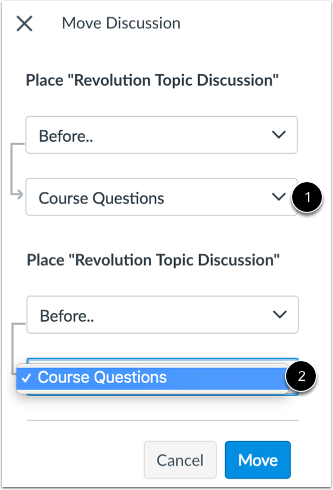 Place Before or After