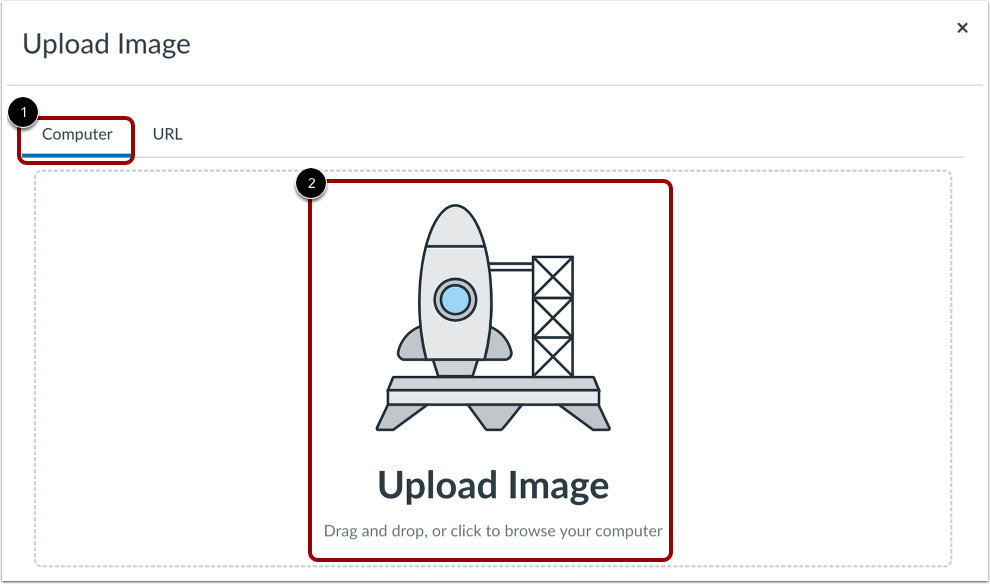 Upload Image from Computer
