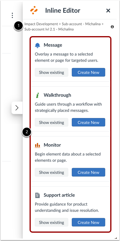 Add Content with Inline Editor