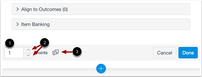 Add Point Value and Feedback