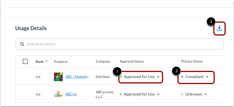Manage Product Settings