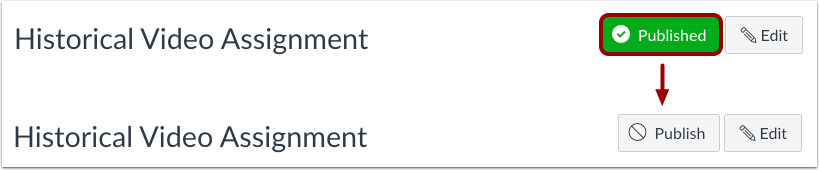 Publish an Assignment