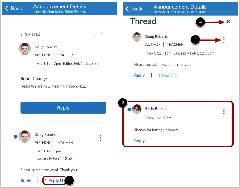 View Split Screen Announcement Thread Replies
