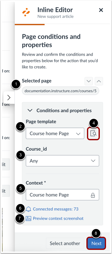 Add Element Conditions and Properties