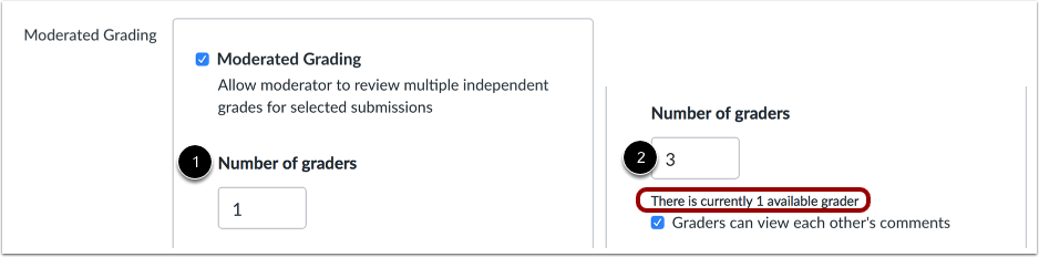 Select Number of Graders