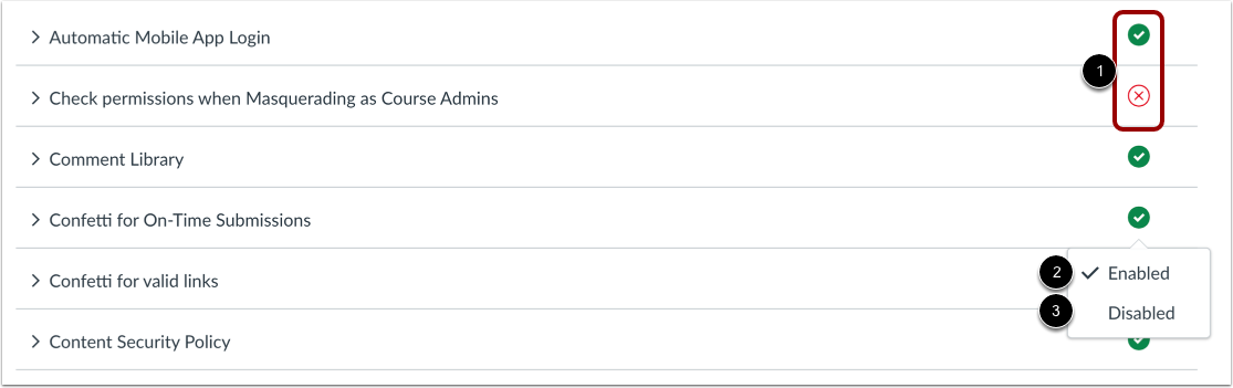 Manage Default Feature State
