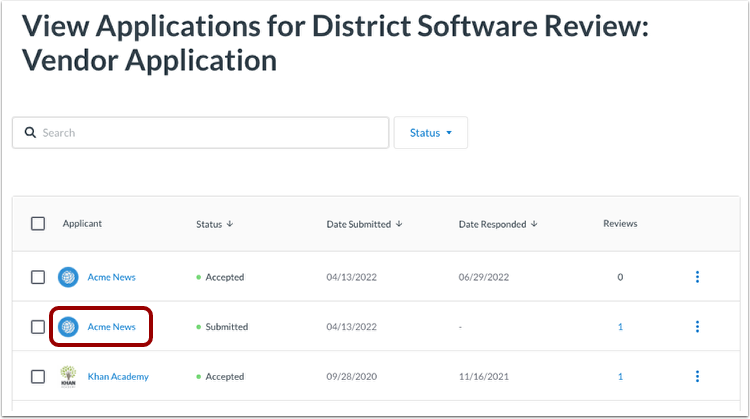 View Response Details