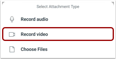 Record Video Comment
