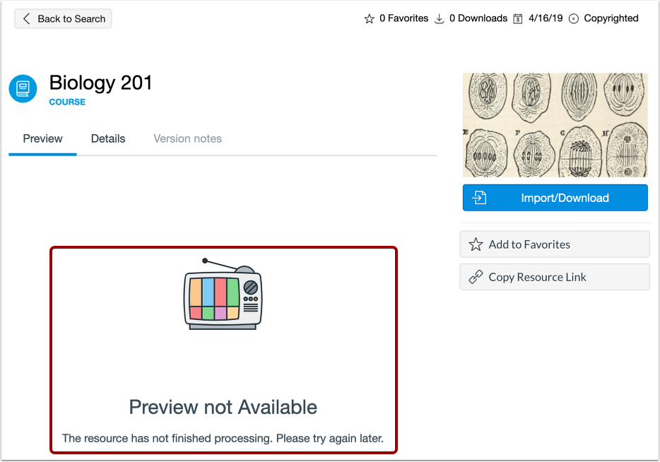 View Shared Resource