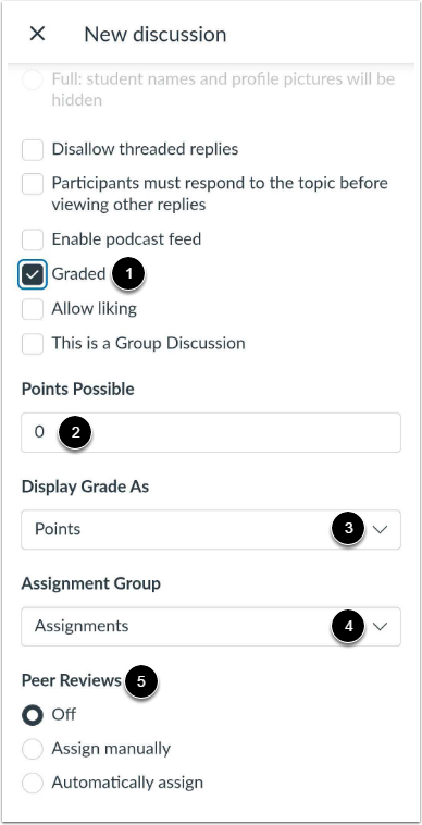 Graded Discussion