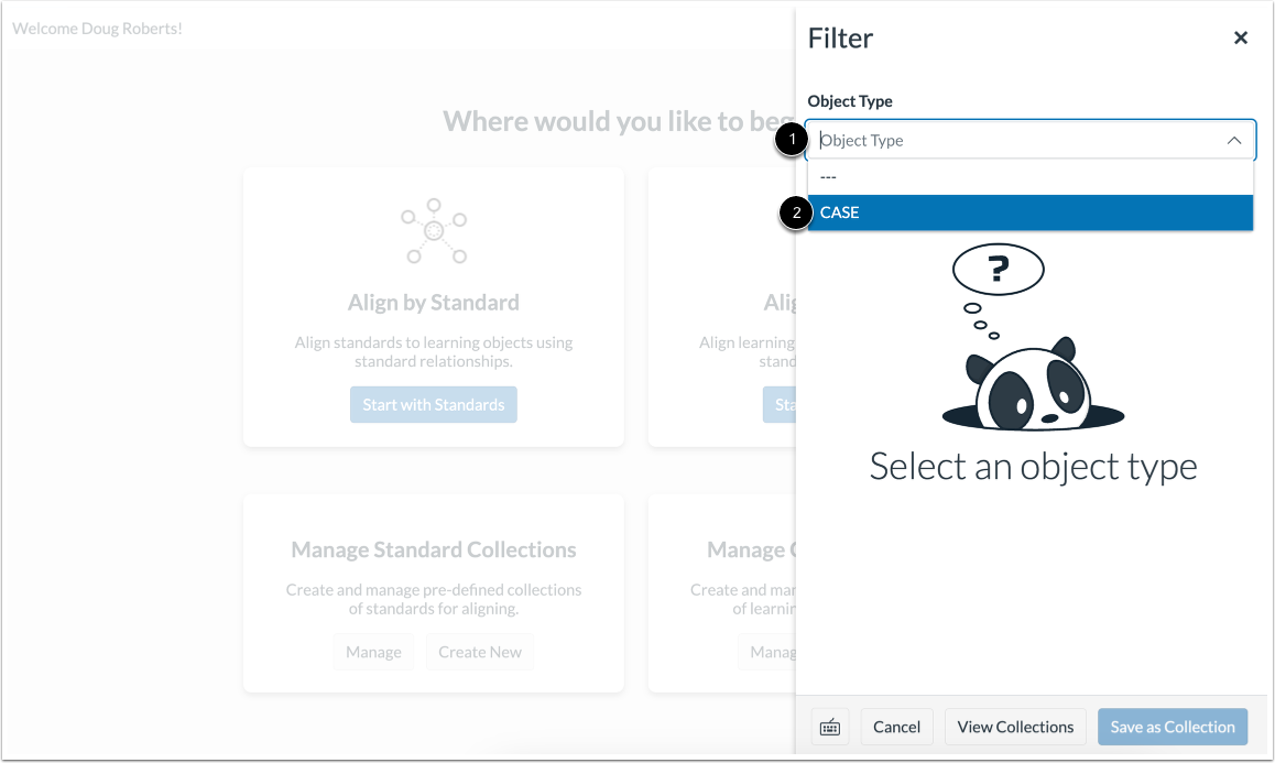 Filter Learning Objects
