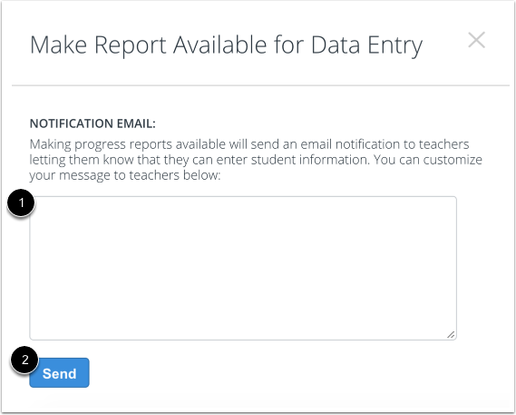 Send Report Notification Email