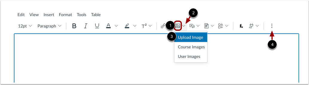 Add Image from Toolbar