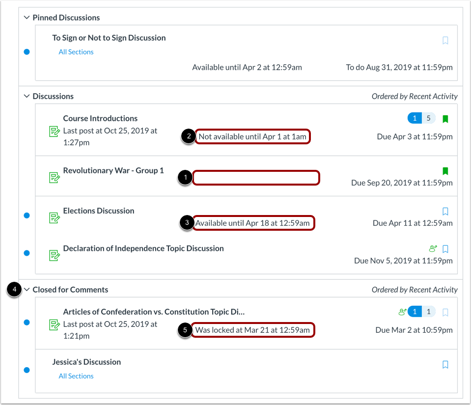 View Availability Dates