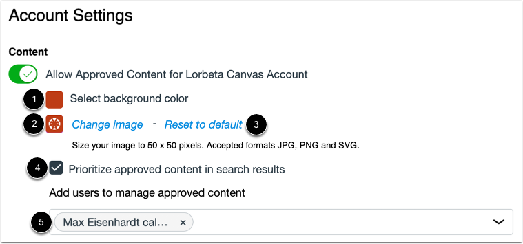 Customize Approved Content