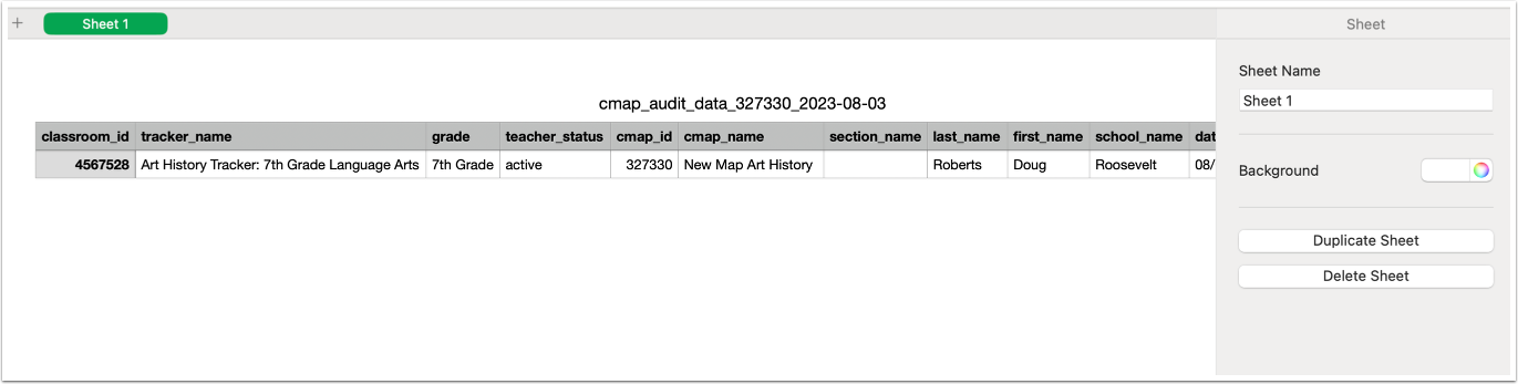 View Tracker Audit Report