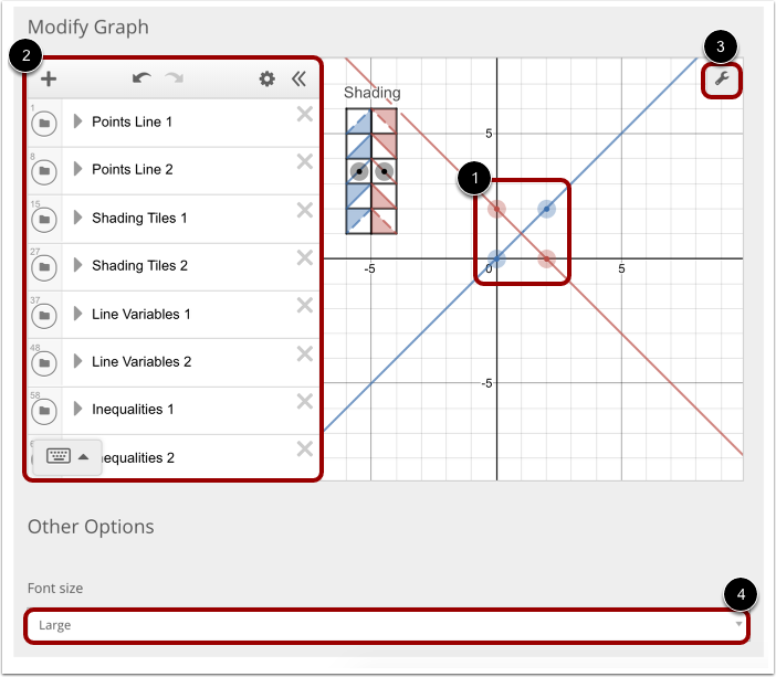 Modify Graph and More Options