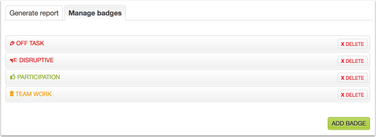 Create and Manage Badges